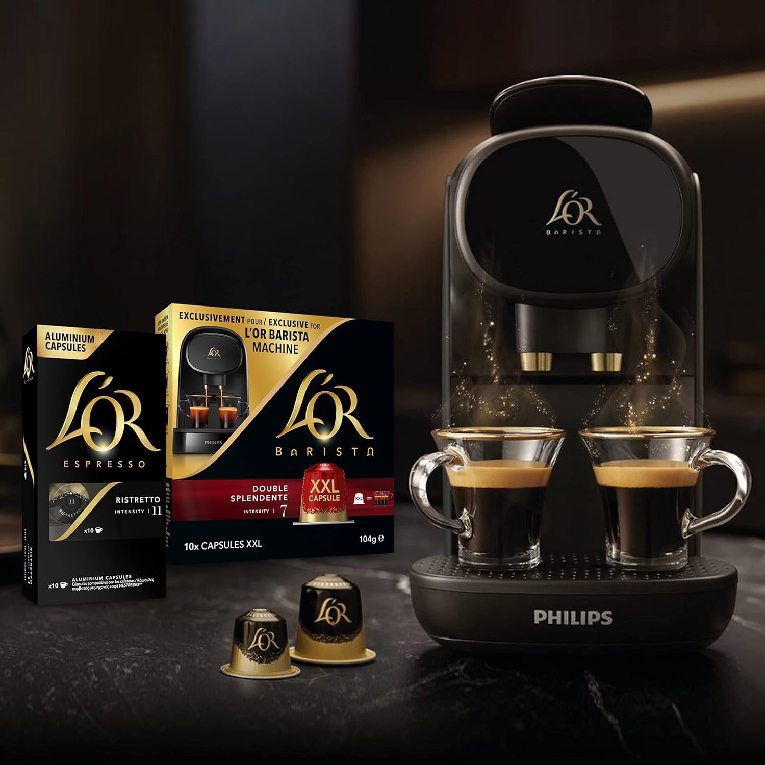Kapseln aus Aluminium, Ristretto, Intensität 11, 40 Stück, 208 g