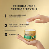 Pantene Pro-V Smooth & Silky Keratin Protect Haarmaske 500 ml für lockiges und trockenes Haar, bis zu 72 Stunden glattes und glänzendes Haar in einer einzigen Anwendung, mit Pro-V-Formel und aktiver Nutri-Plex-Haarmaske Naty Shop