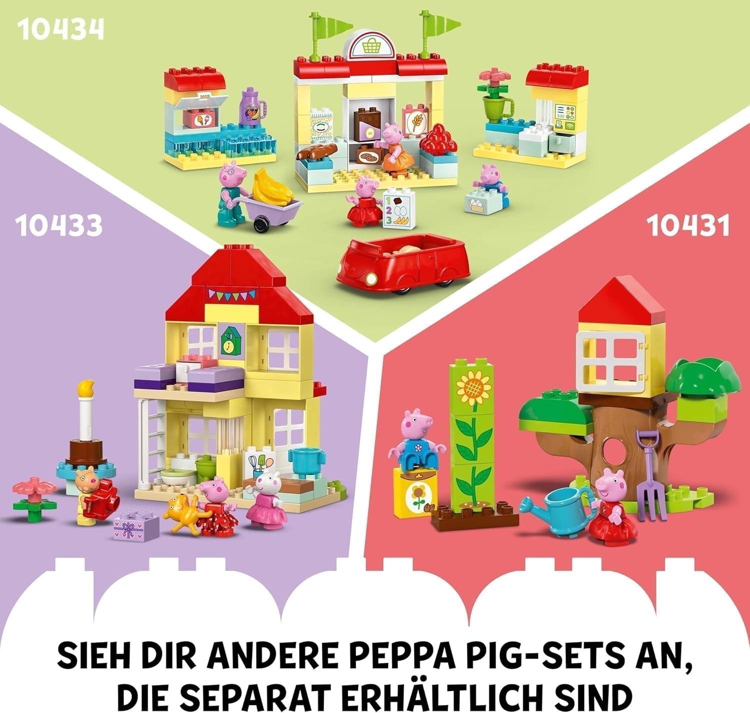 LEGO DUPLO Peppas Bootsfahrt: Spielzeugboot-Spielset zum Bauen und Umbauen mit 2 Figuren, kreatives Spielzeug, Geschenkidee für 2-Jährige, Jungen und Mädchen 10432 Bausets Besuchen Sie den LEGO-Store