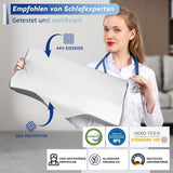Nackenschmerzkissen, ergonomisches orthopädisches Nackenkissen, seitliches Rücken-Bauchkissen aus Memory-Schaum, Anti-Schnarch-Kissen für Männer und Frauen (62 x 34,5 x 12/8 cm). Orthopädische Nackenkissen von Naty Shop