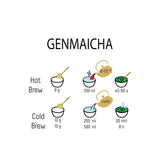 Grüner Tee Umami Bio Genmaicha aus japanischen Kulturen, 100g - Teeblätter mit gebratenem Reis -