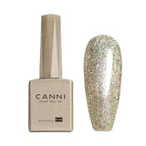 CANNI Gel-Nagellack, semipermanent, dunkelviolett, Nagellack, UV-Gel, Soak Off, Maniküre