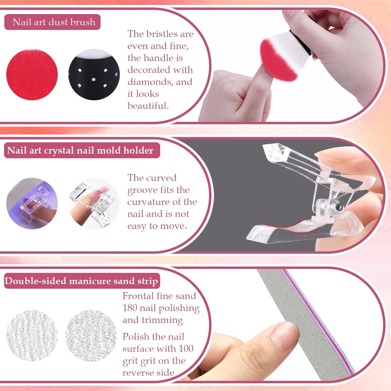 288 Dual-Nagelformen-Set, Dual-Shape-Nagelkunst-Set, 12 Nagelverlängerungsformen, Gel-Nagelformen, geeignet für Anfänger und Maniküristen
