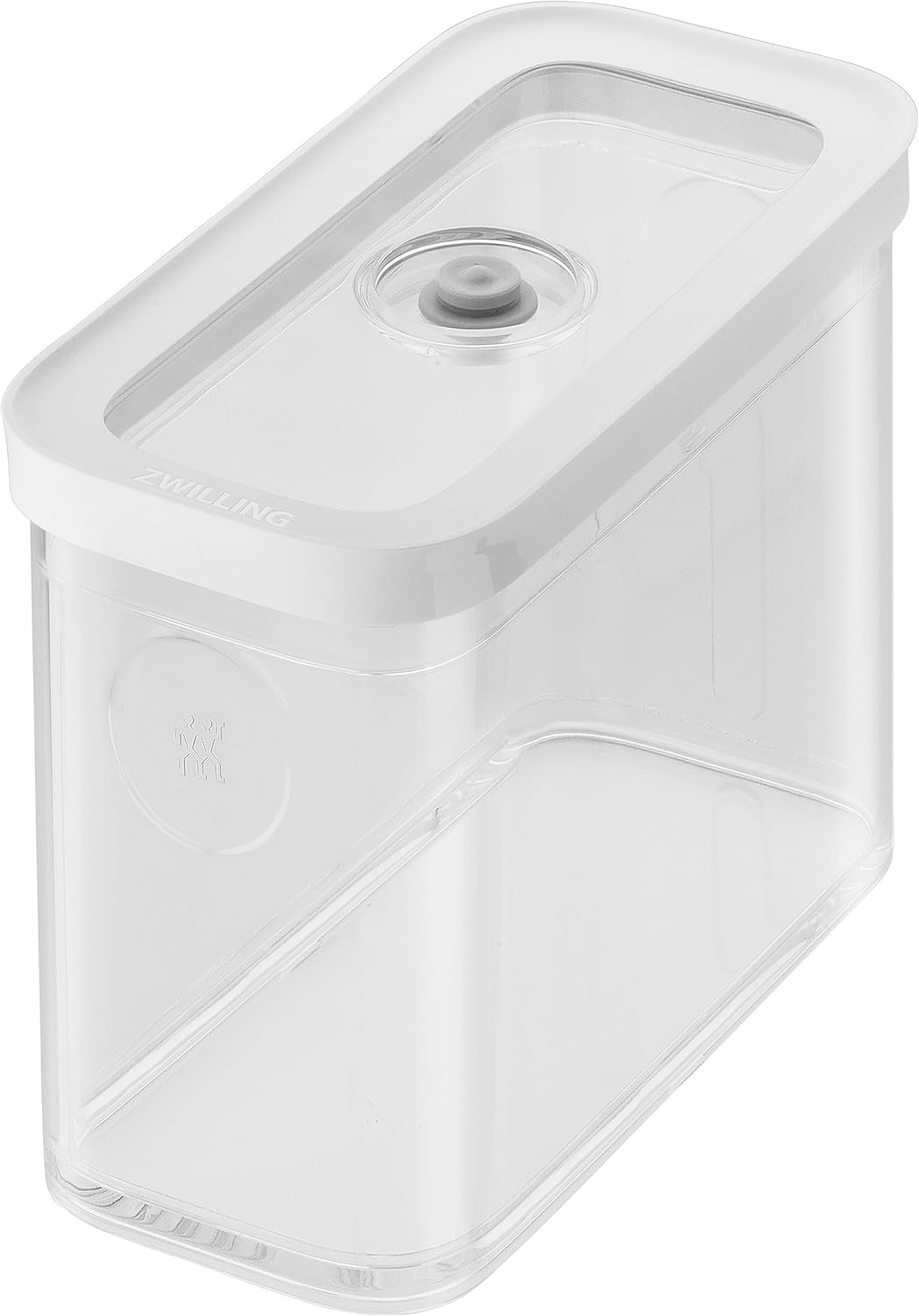 ZWILLING FRESH & SAVE CUBE Box, Größe 2M, Modulare und stapelbare Aufbewahrungsbox, luftdichte und entleerbare Aufbewahrung, spülmaschinenfest, transparente Frischhalteboxen Naty Shop 2M