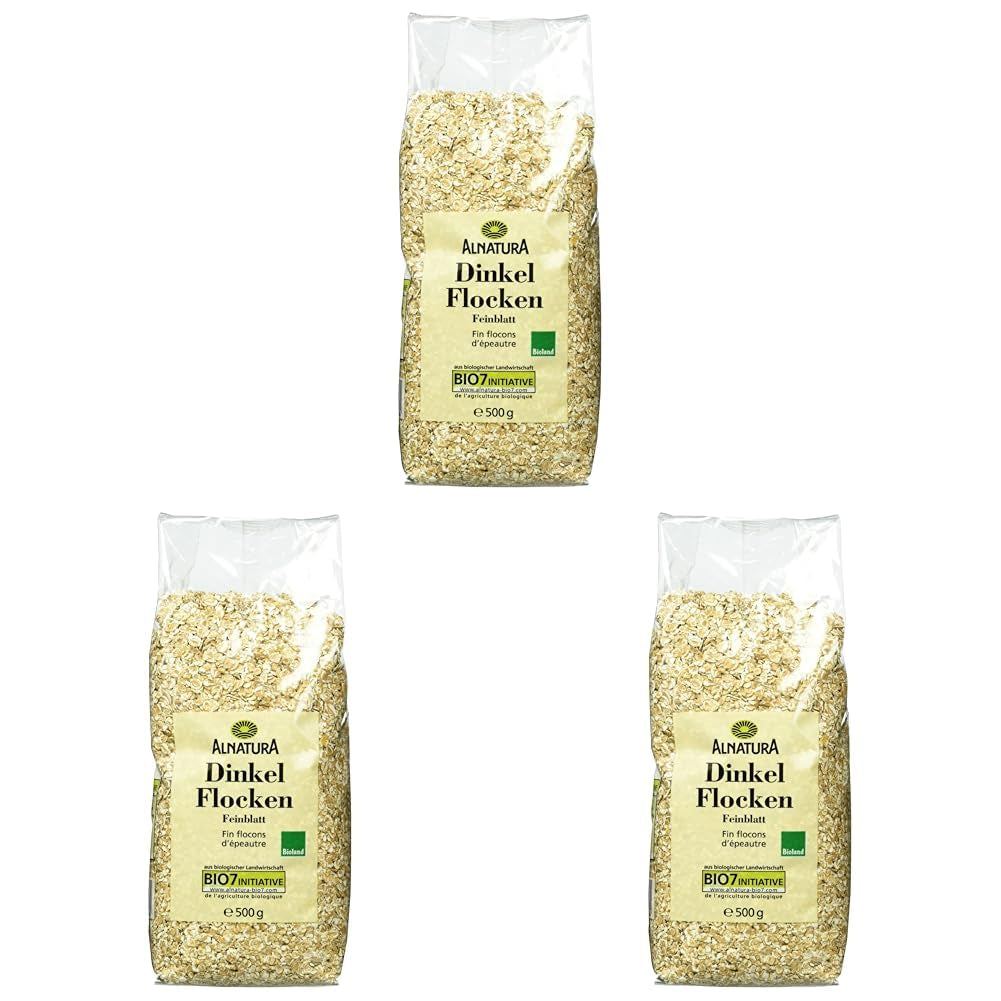 Bio-Dinkelflocken, feine Flocken, 500g