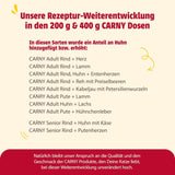 Animonda Carny Nassfutter für Katzen Truthahn + Huhn + Garnelen (6 x 800 g), getreidefreies, zuckerfreies Nassfutter mit frischen Fleischzutaten