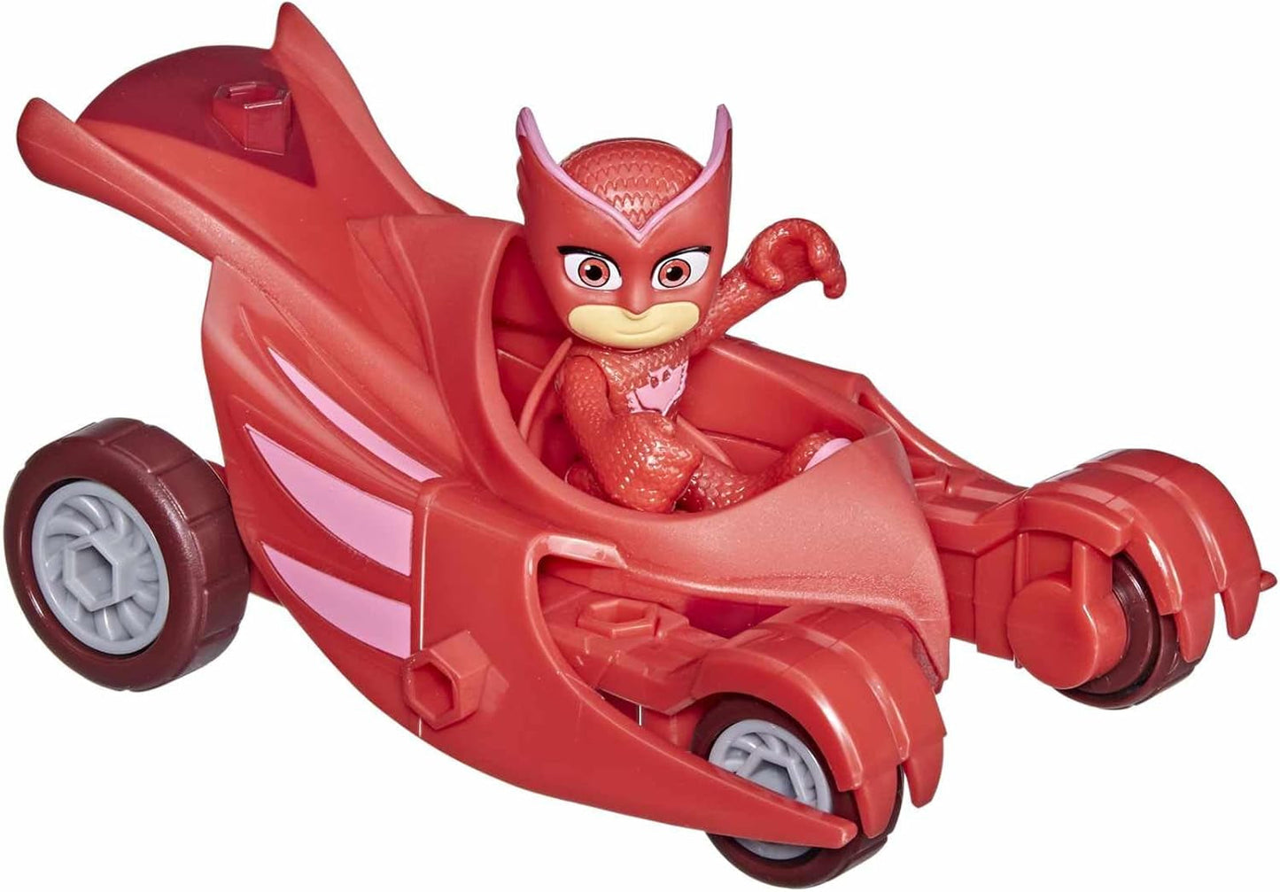 PJ Masks Owl Glider Vorschulspielzeug Eulettes Fahrzeug mit Eulette-Actionfigur für Kinder ab 3 Jahren. Recycelbare Verpackung. Actionfiguren Naty Shop Owl Glider