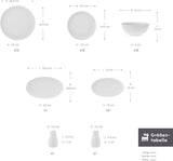 Karaca Allure Geschirrset für 12 Personen, New Generation Bone – Raffiniertes Set für eine anspruchsvolle Esskultur