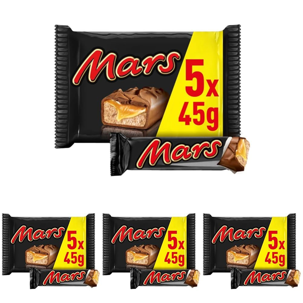 Schokoriegel Karamellschokolade 1er Pack 5 Riegel (1 x 225g) (4er Pack)