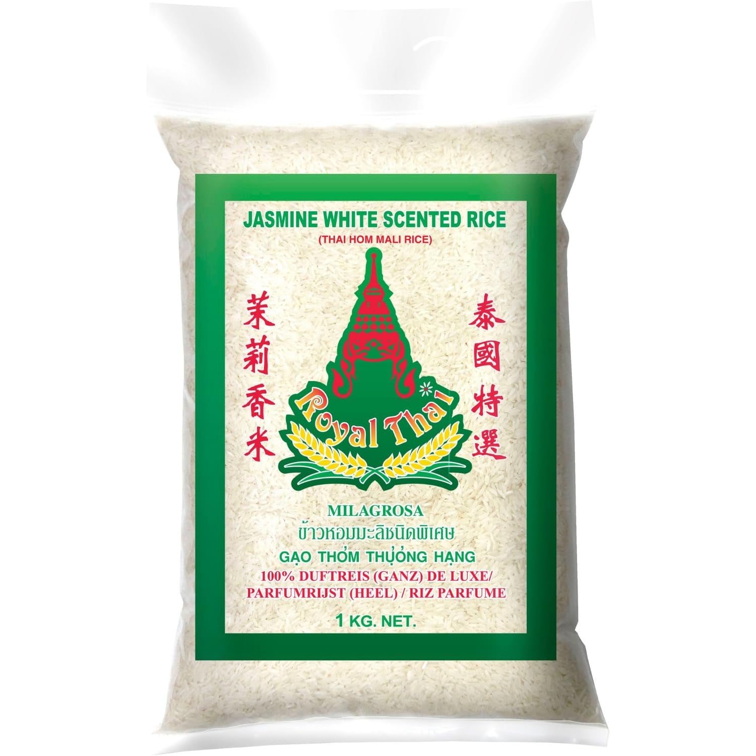 ROYAL THAI RICE – Langkornreis mit Jasminduft – 10 x 1 kg – Multipack