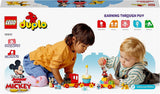 LEGO 10941 DUPLO Disney Mickey und Minnie Geburtstagszug, Spielzeugzug mit Kuchen und Luftballons, Geschenk für Kinder ab 2 Jahren. Bausets Besuchen Sie den LEGO-Store