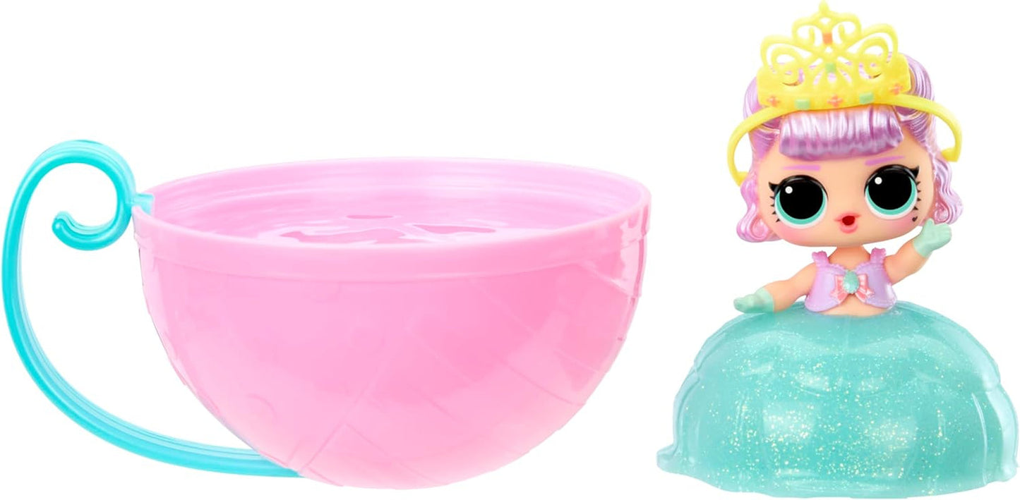 LOL Überraschung! Princess Tots – Enthält 1 Puppe, eine gepanzerte Verpackung, 2 Farben zum Gestalten eines Prinzessinnenkleides und 8 Puppen zum Sammeln