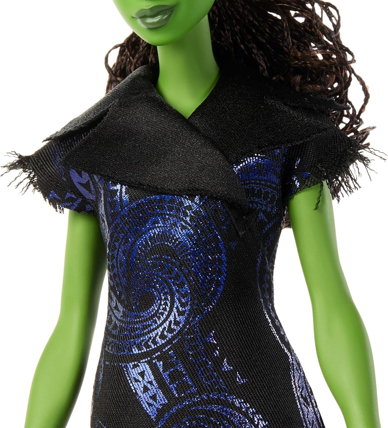 Mattel Wicked: Die for Good singende Elphaba-Modepuppe von Universal Pictures mit abnehmbarem, vom Film inspiriertem Outfit singt „for Good“ auf Englisch, JFM09