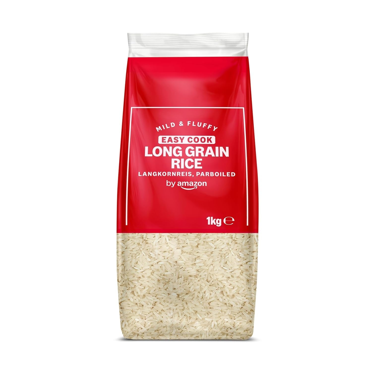 Vorgekochter Langkornreis von Amazon, 1 kg