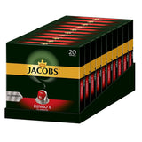 Kaffeekapseln Lungo Classico, Intensität 6 von 12, 10 x 20 Getränke & Kaffeekapseln Krönung Crema, 200 Nespresso-kompatible Kapseln, 10er Pack, 10 x 20 Getränke, 1040 g
