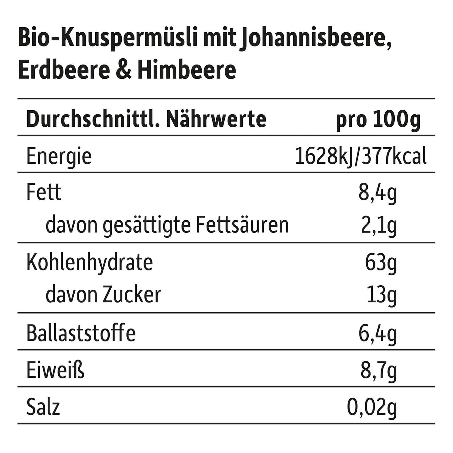 FRECHE FREUNDE Bio-Frühstücksmüsli Edda's Beeren-Knusper-Müsli-Mischung für Schulkinder mit gefriergetrockneten Erdbeeren, vegan, 6er-Pack (6 x 280 g)