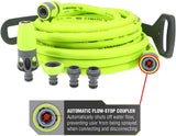 Schnellanschluss-Gartenschlauchset, 1/2 Zoll x 50 Fuß, langlebig, leicht, trinkbar – hfzg12050qn