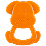 Chicco ECO+ Beißring Frosch, Beißring für Neugeborene mit Stacheln, aus weichem Biokunststoff, Beißspielzeug für Neugeborene und Kinder von 3 bis 18 Monaten