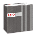 Fato - Trockenpapierservietten, Airlaid, Textileffekt, Packung mit 50 Servietten, 40X40 gefaltet im 4er-Format, Tropicana Decor