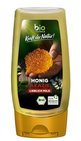 Biozentrale Bio-Akazienhonig | 350 g Bio-Honig aus weißen Akazienblüten | Ideal als Aufstrich Bio-Honig für Tee | Alternative zu Wabenhonig (2er-Pack)