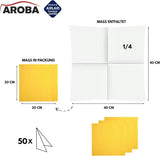 50 Aroba Airlaid Servietten Textiloptik 19 FARBEN 40X40 cm 1/4 Falz Hochwertige Textiloptik Hochzeitsservietten für Jubiläen Hotel Gastronomie Feiertage Weihnachten Hochzeit Rosa