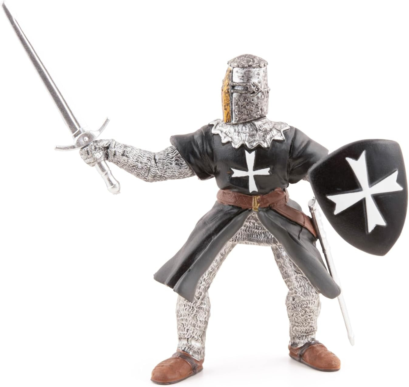 Papo -Handbemalt - Figuren -Mittelalter-Fantasy - Ritter des Heiligen Johannes mit Schwert-39938-Sammelobjekt-Für Kinder - Geeignet für Jungen und Mädchen - Ab 3 Jahren Actionfiguren Naty Shop