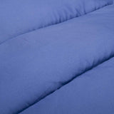 Pikolin Home - Wendedecke 300 G - Zweifarbige nordische Füllung - Für Bett 90 - bequem, warm, atmungsaktiv, blau, 150 x 220 cm Steppdecken und Steppdecken Naty Shop