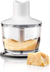 Braun Multiquick 3 MQ 3135 Sauce Stabmixer – Pürierstab Mit 11 Geschwindigkeiten plus Turbo-Stufe & Edelstahl-Mixfuß, 750 Watt, Inkl. 600 ml Mix-/Messbecher, Schneebesen & Zerkleinerer, Weiß/Grau Kitchen Naty Shop