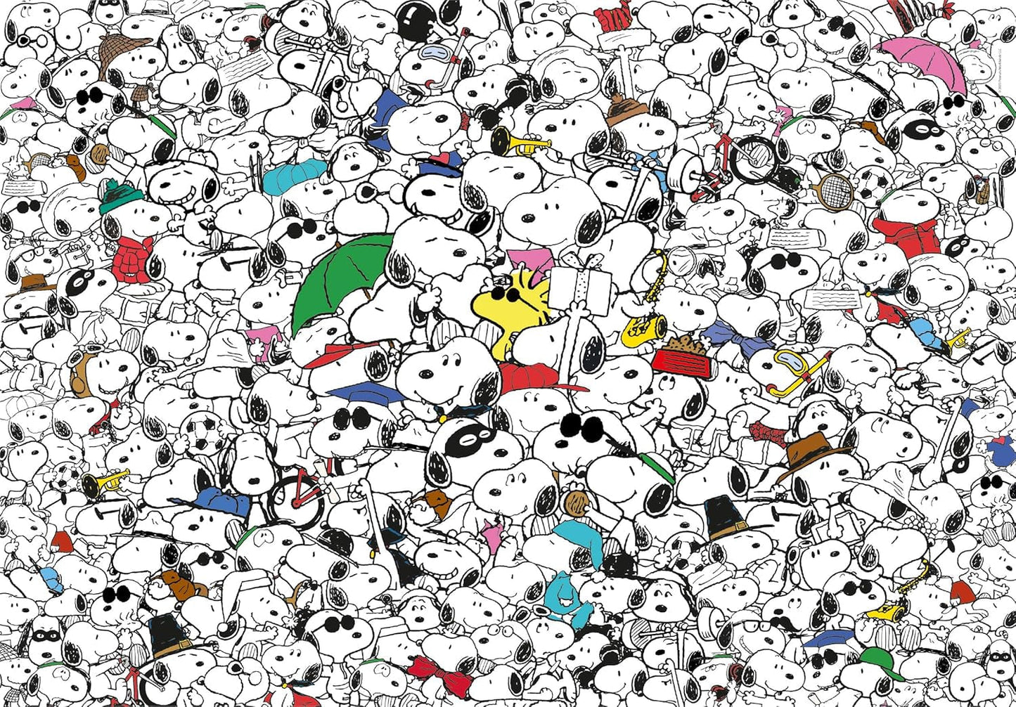 Clementoni – 39804 – Impossible Puzzle Peanuts – 1000-teiliges Puzzle für Erwachsene und Kinder ab 14 Jahren, Geschicklichkeitsspiel für die ganze Familie. Puzzle Naty Shop