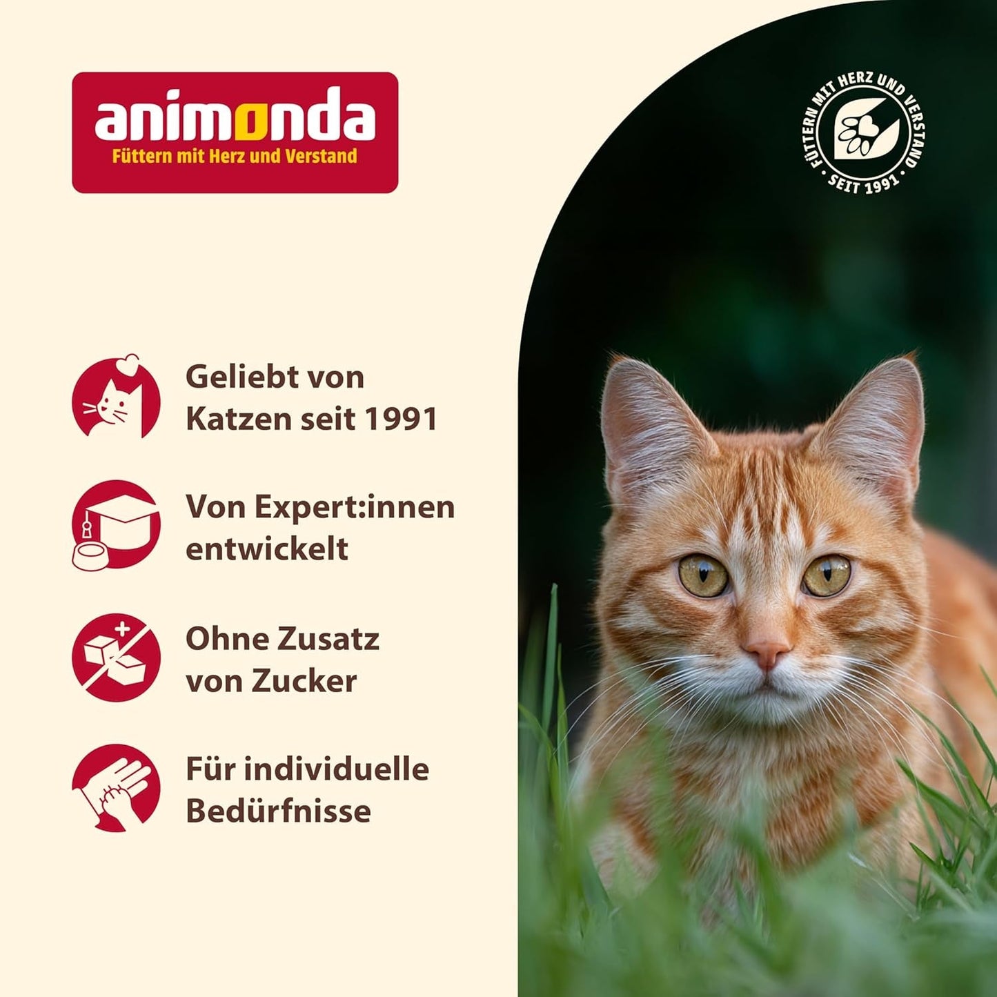 Animonda Carny Nassfutter für Katzen Truthahn + Huhn + Garnelen (6 x 800 g), getreidefreies, zuckerfreies Nassfutter mit frischen Fleischzutaten