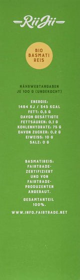 Taraori weißer Bio-Basmatireis, FairTrade Naturland, 500 g