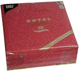 Papstar, 50 Servietten „ROYAL Collection“ 1/4 Falz 40 cm x 40 cm Bordeaux „Casali“, #84880