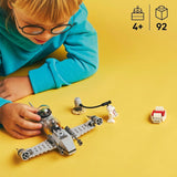 LEGO Star Wars 75410 Mandos und Grogus N-1 Starfighter Spielzeug mit Mandalorianer-, Grogu- und R5-D4-Minifiguren, inklusive baubarer Säule, Raumschiff-Starterset für Jungen und Mädchen ab 4 Jahren. Bausets Beuche den LEGO-Store