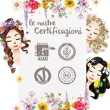 Bade- und Feinshampoo für Kinder mit Flachsblüten, Duschgel und Shampoo für Kinder und Babys, Made in Italy – 500 ml Kinder – Bade- und Hautpflege Naty Shop
