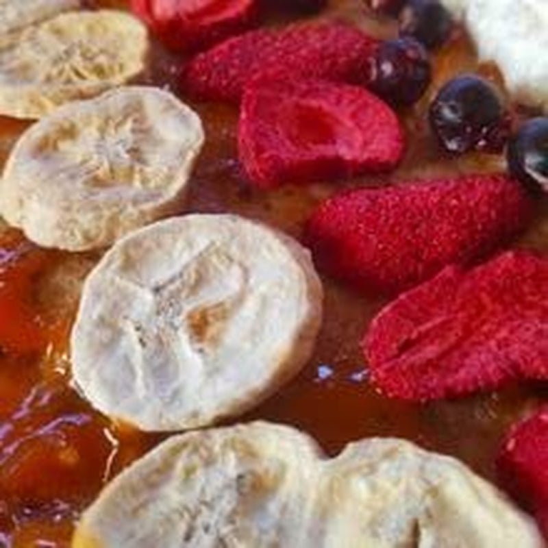 Gefriergetrocknete Bananen | Packung 120g Getrocknete Bananen ohne Zucker | Gefriergetrocknete Banane | Bananen mit Trockenfrüchten | Gefriergetrocknete frische Bananen | Gefriergetrocknete Bananenscheiben Naty Shop dehydrierte Produkte