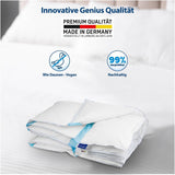 Genius Eazzzy Climate Comfort Steppdecke 155 x 220 cm, faserdicht, leichte Steppdecke für alle Jahreszeiten, atmungsaktive Steppdecke, angenehme Temperatur zum Schlafen, Steppdecke für alle Jahreszeiten Steppdecken und Bettdecken Naty Shop