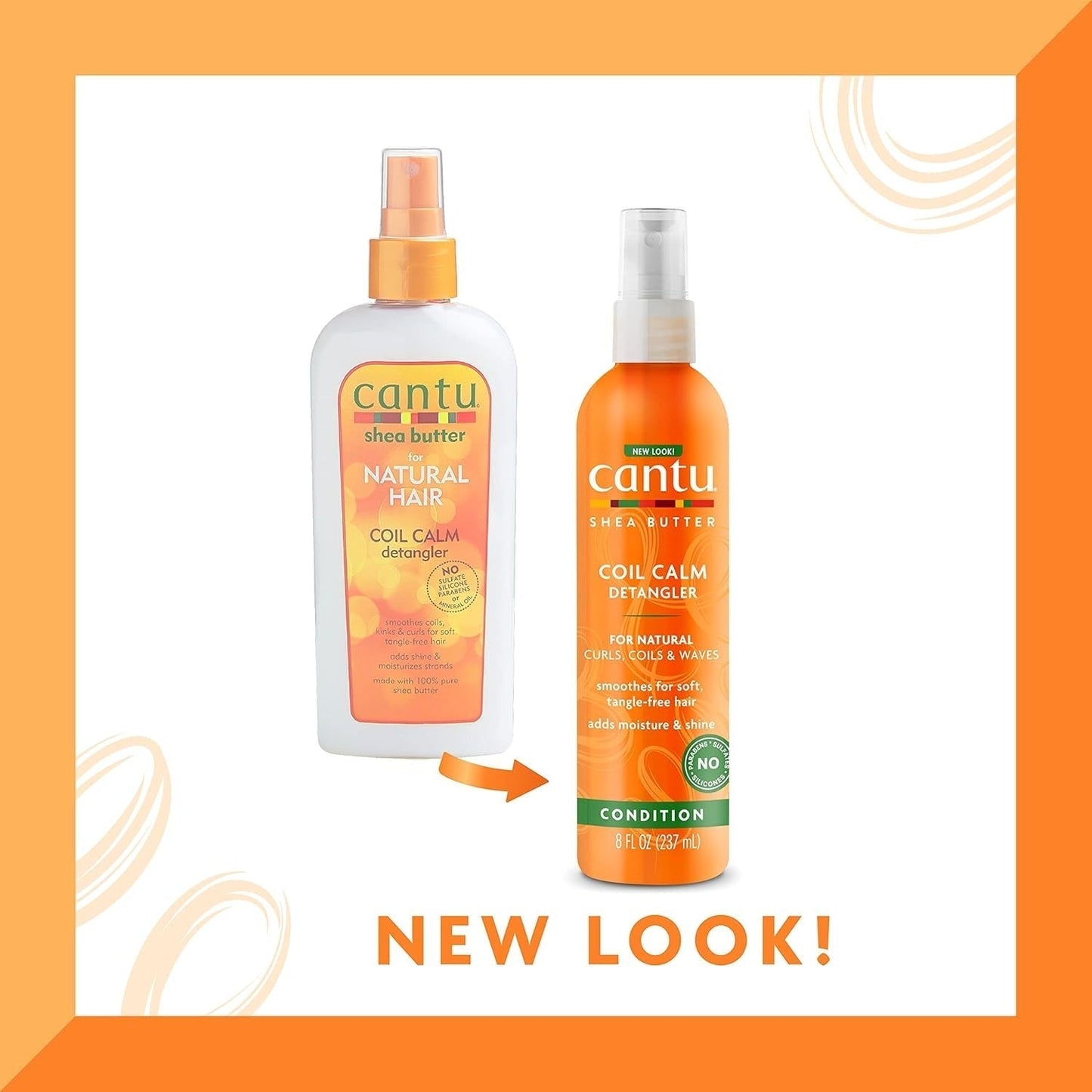 Cantu Coil Calm Entwirrungsspray, Shea, lockiges Haar, 237 ml Entwirrungsprodukte Naty Shop
