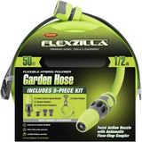 Schnellanschluss-Gartenschlauchset, 1/2 Zoll x 50 Fuß, langlebig, leicht, trinkbar – hfzg12050qn