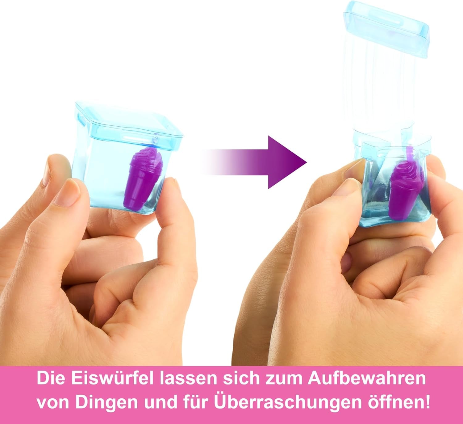 Barbie Pop Reveal Fruit – Überraschungspuppen mit 8 fruchtigen Überraschungen, darunter eine positionierbare, nach Erdbeerlimonade duftende Puppe und ein flauschiger Welpe, ab 3 Jahren, HNW41