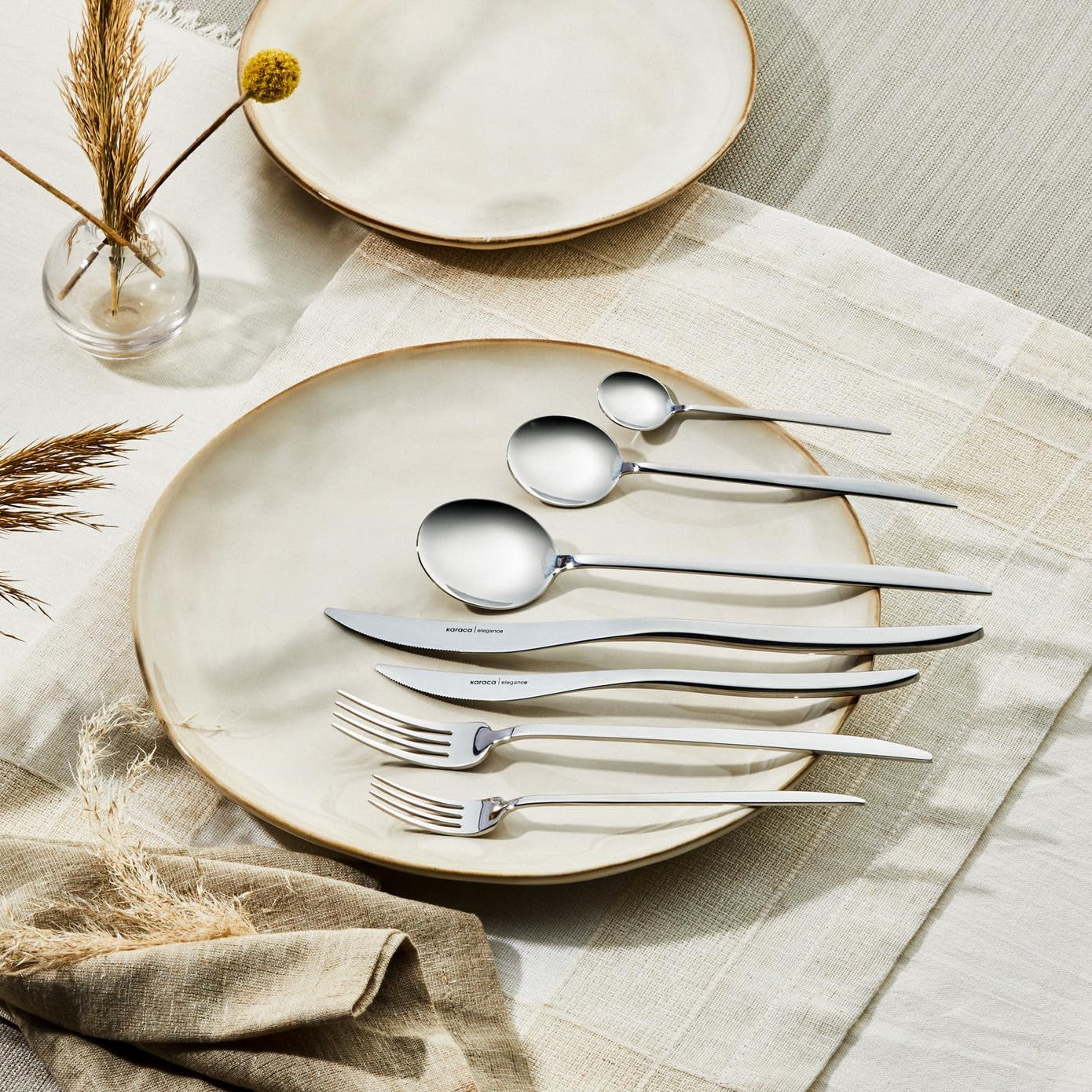 Karaca Amour, 84er Besteckset für 12 Personen Kitchen Naty Shop