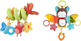 SIGIKID 42249 Active Spiral Butterfly Baby Activity On Tour Mädchenspielzeug empfohlen ab der Geburt mehrfarbig Bebe Toys Naty Shop Pack mit Schläger Mehrfarbig