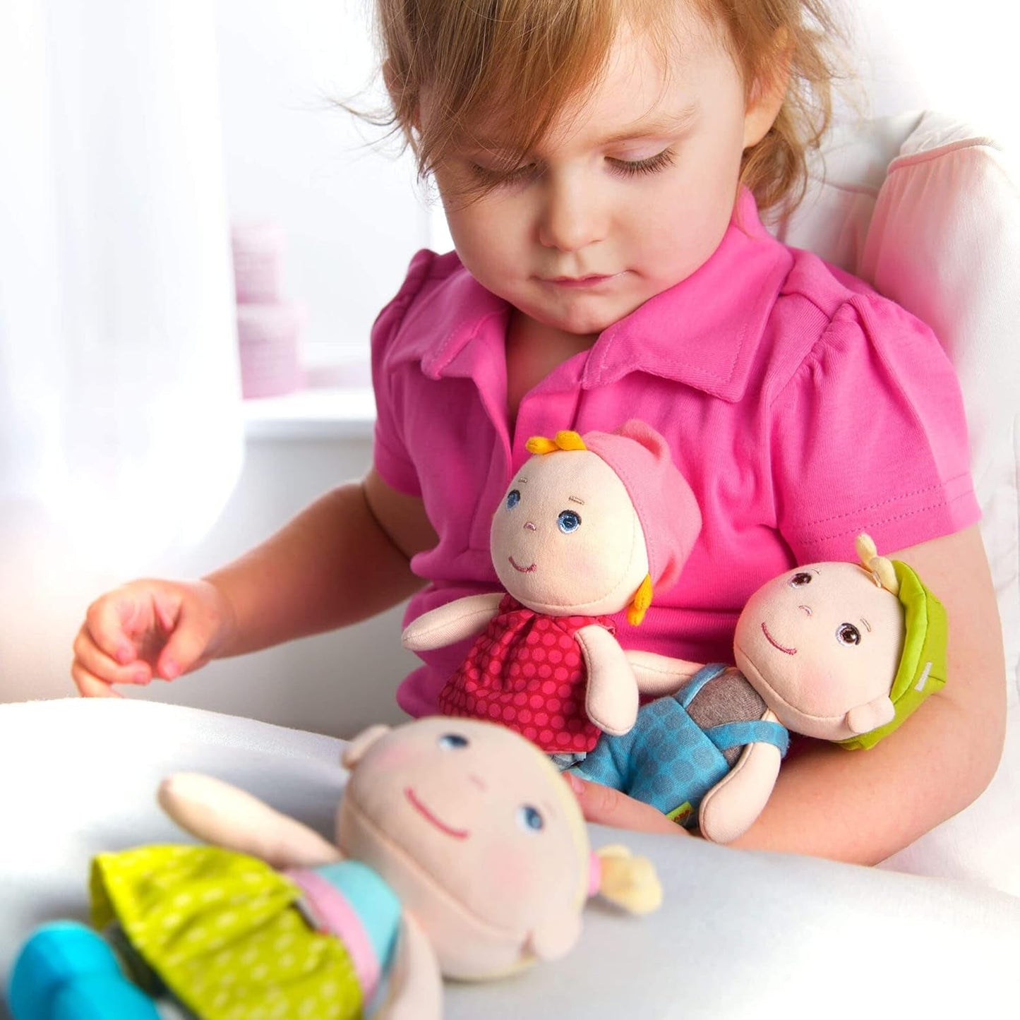 HABA 306238 Hertha-Minipuppe, Puppe für Kinder im Alter von 0 bis 100 Jahren