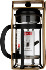 Bodum 1908-01 Java Kaffeemaschine, 8 Tassen, 1 L, mehrschichtig, schwarz, 10,6 x 16,3 x 24,5 cm, 6 Stück