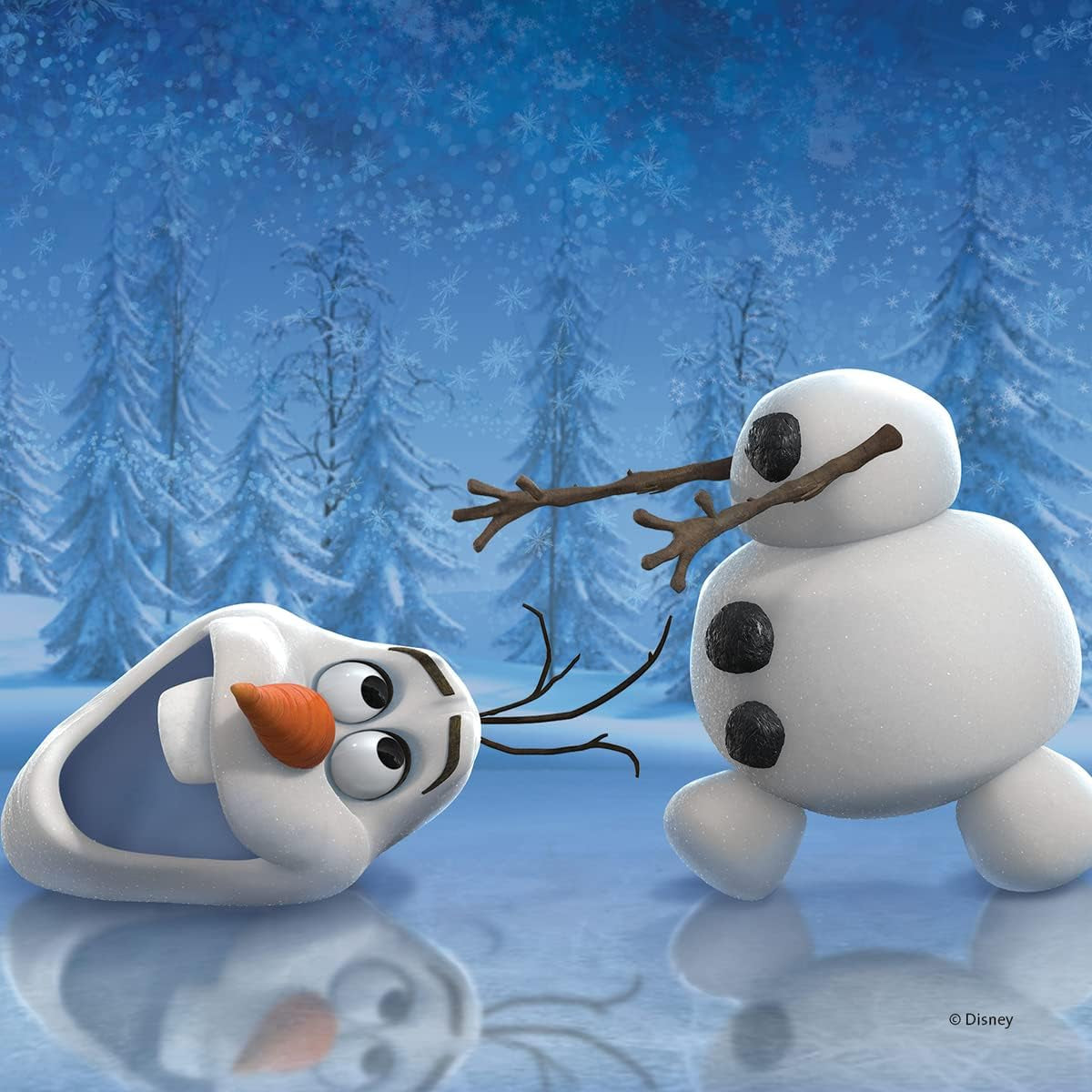 Ravensburger Kinderpuzzle - 09264 Abenteuer im Winterland - Puzzle für Kinder ab 5 Jahren, Disney Frozen Puzzle mit 3X49 Teilen Puzzle Naty Shop