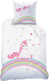 Bettwäsche für Mädchen, Einhorn, Baumwolle Bettwäsche - Kinder Naty Shop