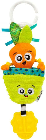 LAMAZE Bea die Banane, Clip-on-Kinderwagen und Kinderwagen-Neugeborenenspielzeug, sensorisches Babyspielzeug mit Farben und Geräuschen, Entwicklungsspielzeug für Jungen und Mädchen von 0–24 Monaten, gelbes Babyspielzeug Naty Shop Klara Karotte