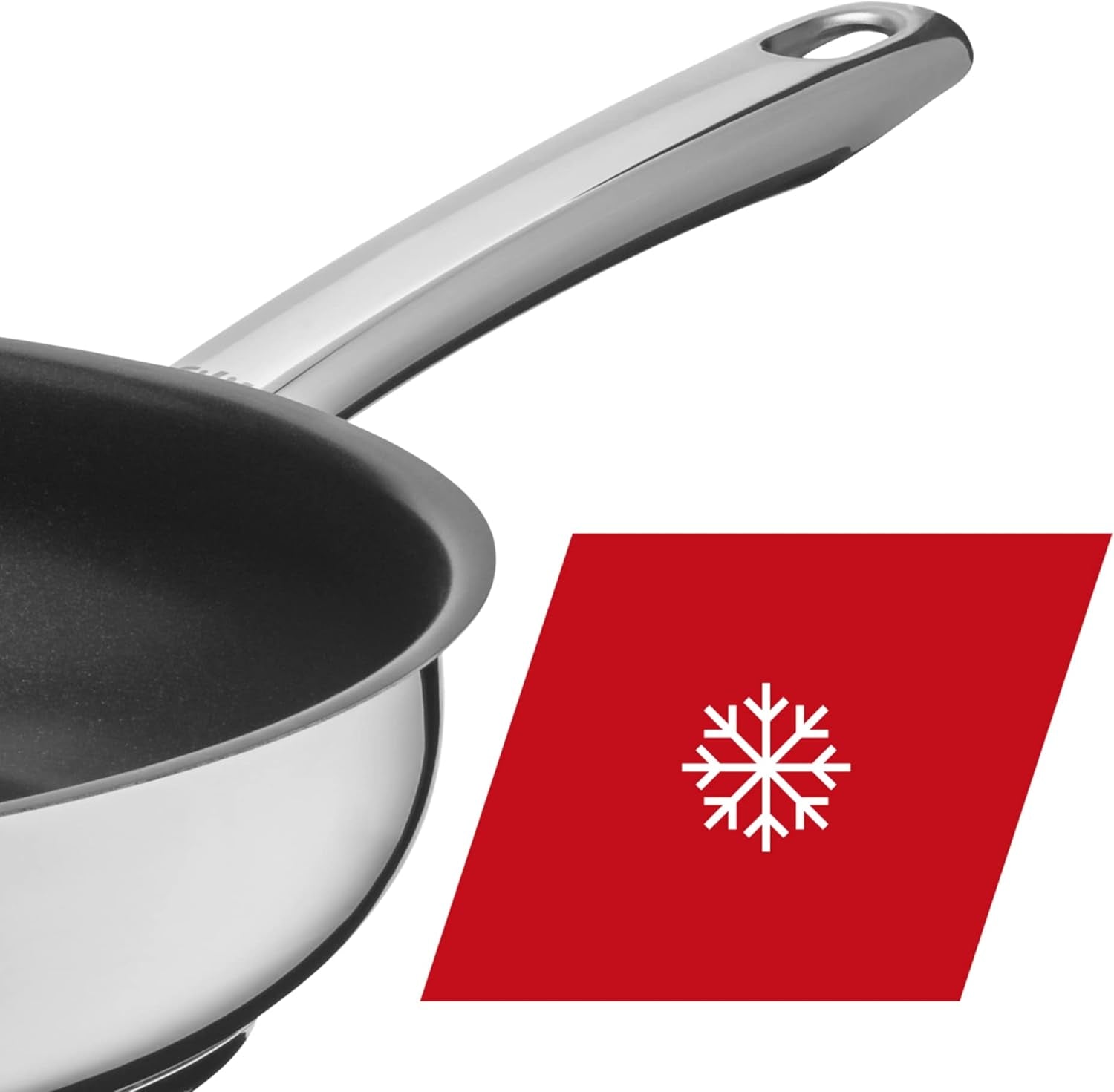 Induktionspfanne Silit Talis 24 cm, Edelstahl, Keramikbeschichtung, ofenfest Töpfe und Pfannen Naty Shop