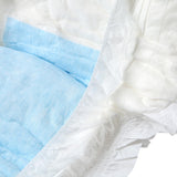 CutiePlusU Erwachsenenwindeln, 10er-Pack Einweg-Inkontinenzhöschen mit Schlaufen für Damen und Herren, maximale Saugfähigkeit über Nacht – Weiß (mittlere Größe 71–96 cm)