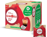 Gimoka Kompostierbare Kaffeepads, Gran Bar Intenso Kaffeemischung, Intensität 12-100 Pads – Kompatibel mit ESE System Papier Pads 44 mm