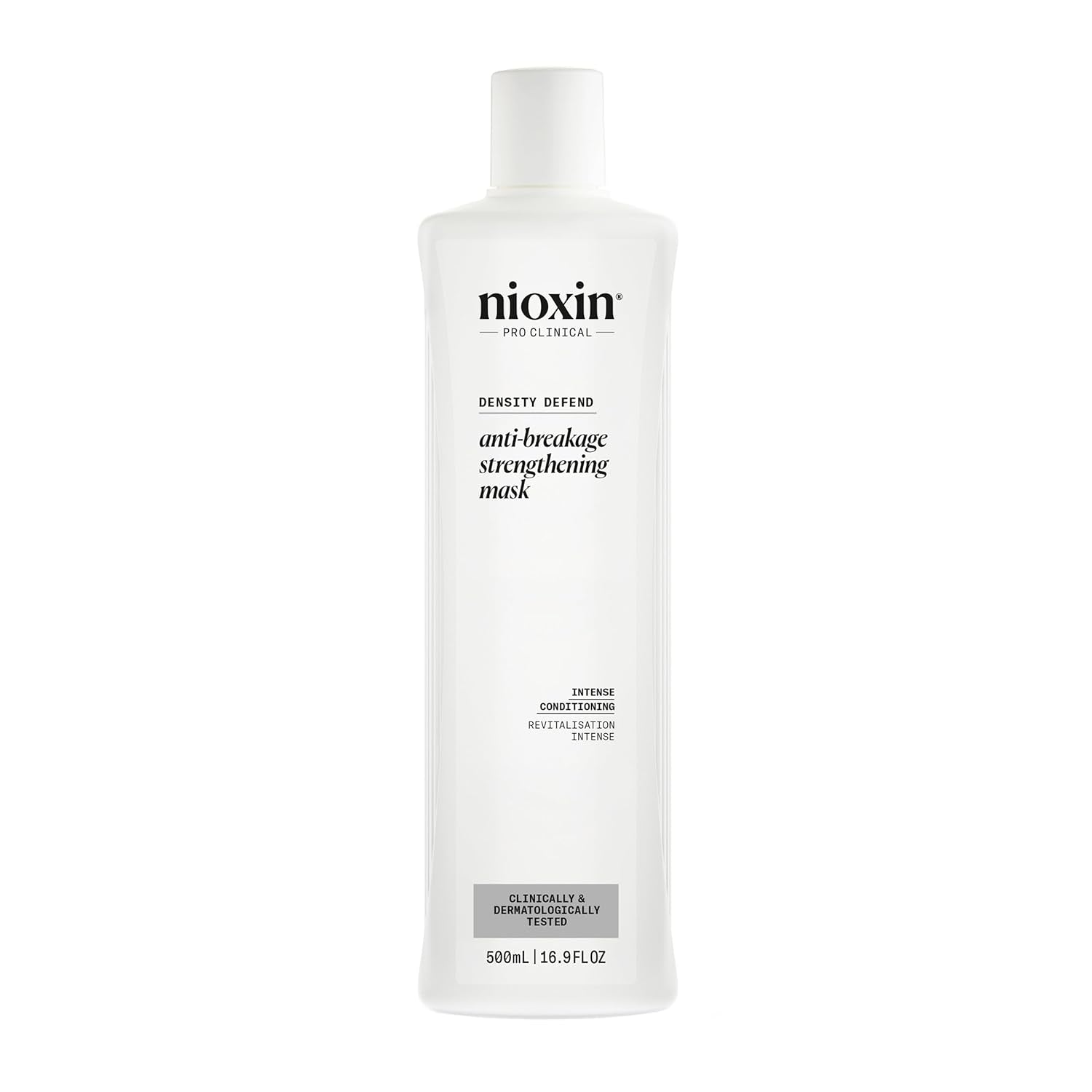 Nioxin Density Defend Anti-Breakage Strengthening Hair Mask – Feuchtigkeitsspendende Haarmaske gegen Haarbruch, Leave-in-Haarpflege mit Vitamin C Haarmaske Naty Shop 500 ml (1 Packung)